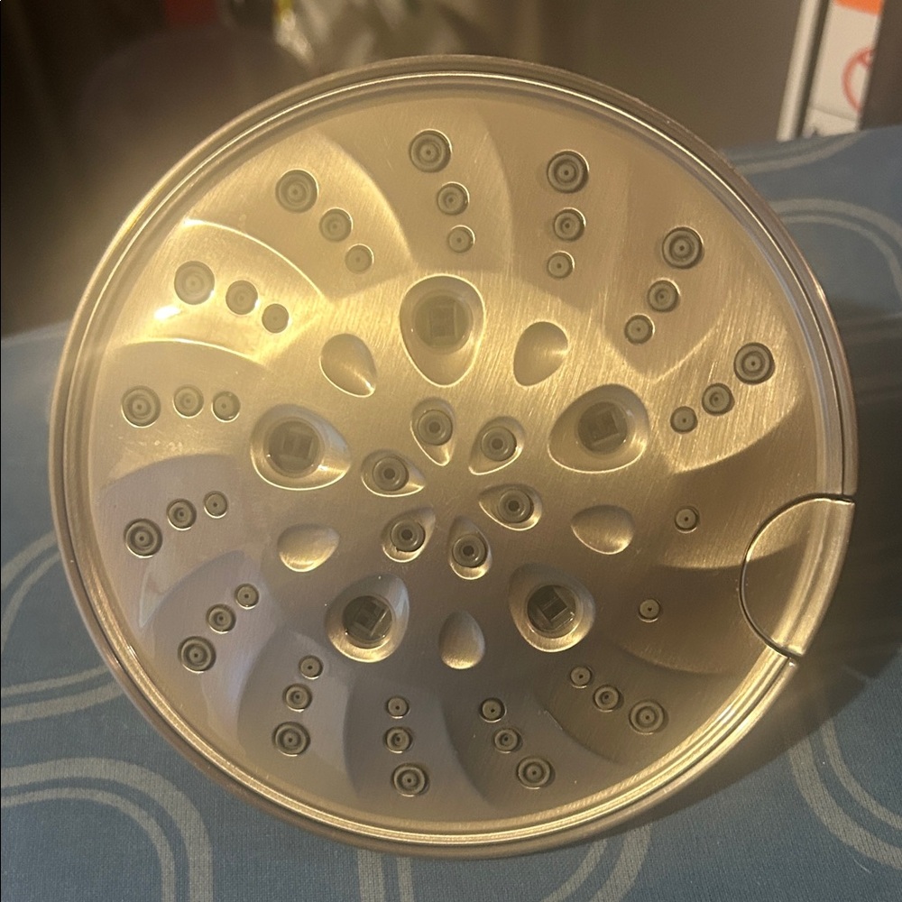 Stylish Silver Shower Head with Multi-Function Sprays